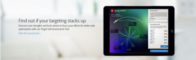 Adobe Target - A/B and split testing tools