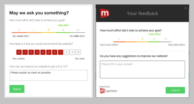 Mopinion: The power of GCR and CES in online ordering funnels - CES