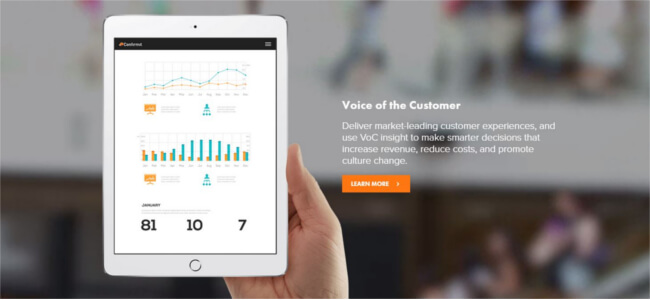 Mopinion: 28 Voice of the Customer (VoC) tools - Confirmit