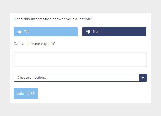 Mopinion: Why you should collect feedback on website content -  Embedded Form