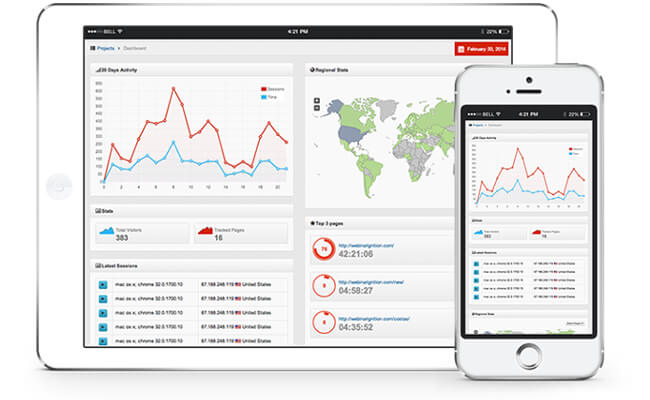 Heat Map Tracker - Session recording and heatmapping tools