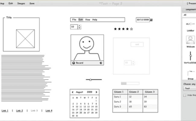 MockFlow - Design and WireFraming tools