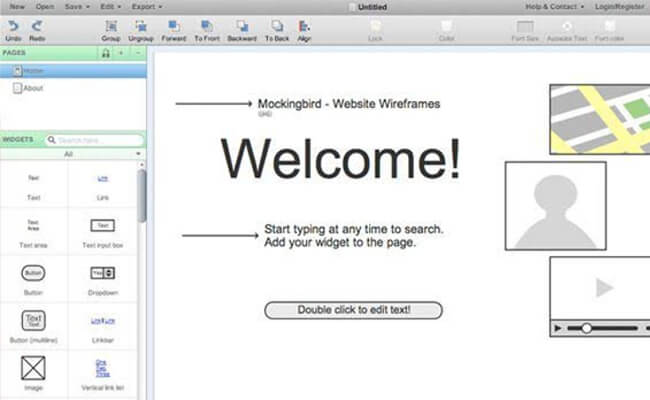 Mockingbird - Design and WireFraming tools