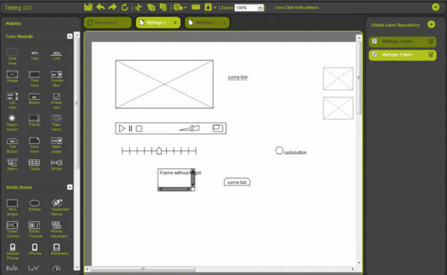 Pidoco - Design and WireFraming tools