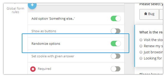 Mopinion: November Product Update: introducing new metrics to monitor your feedback forms -  Randomize