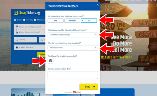 Mopinion: Mopinion adds Visual Feedback to its Feedback Analytics Software - Question routing