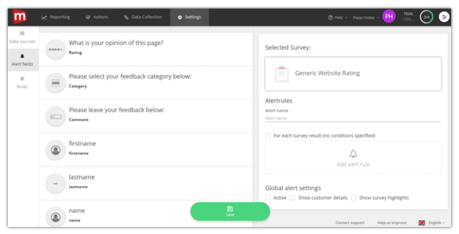 Mopinion: December Product Updates: featuring automated tagging - Alert Select Survey