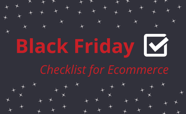 Black friday checklist for ecommerce