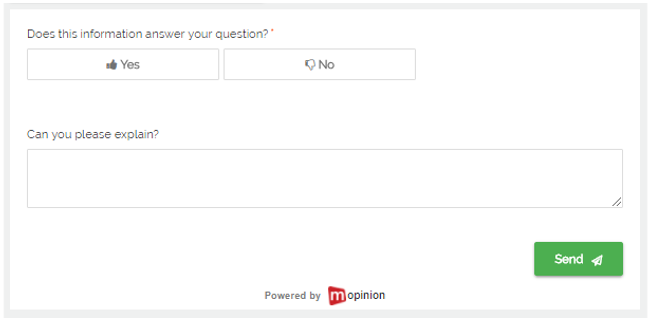 Mopinion: Mopinion: Optimise your A/B Testing with Online Customer Feedback - Online Customer Feedback - Content Feedback Form