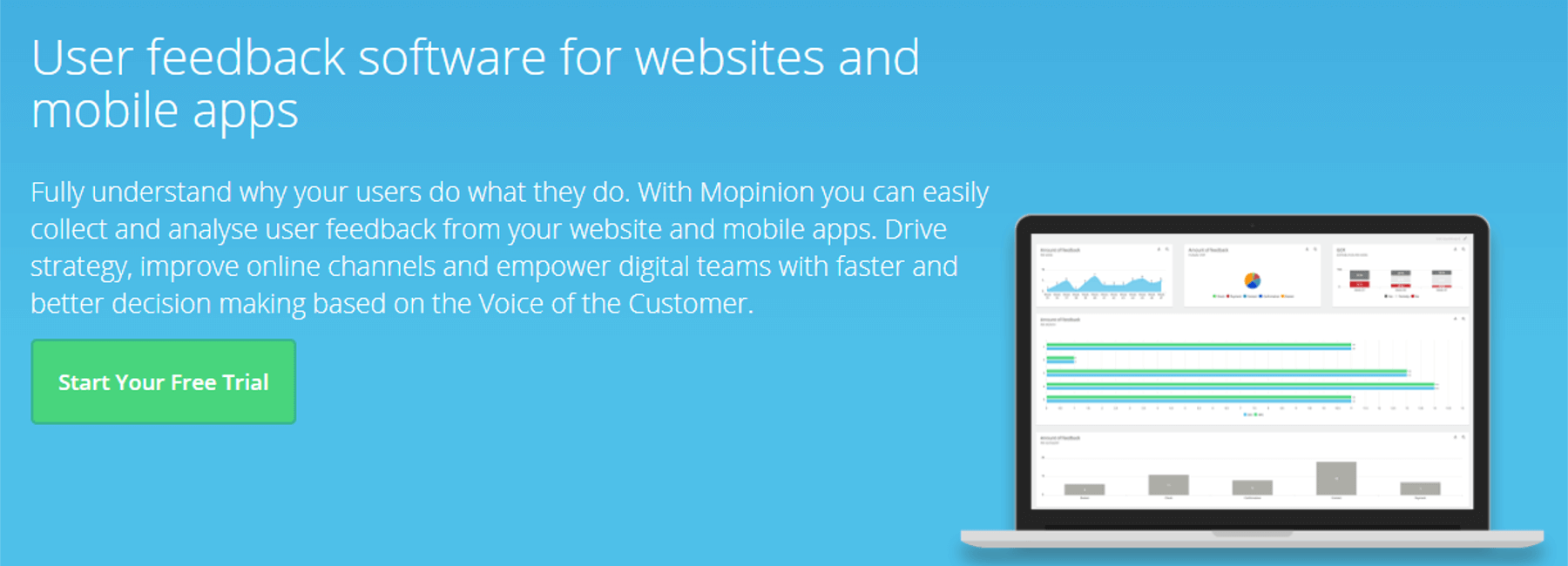 New and improved Product page on the Mopinion website