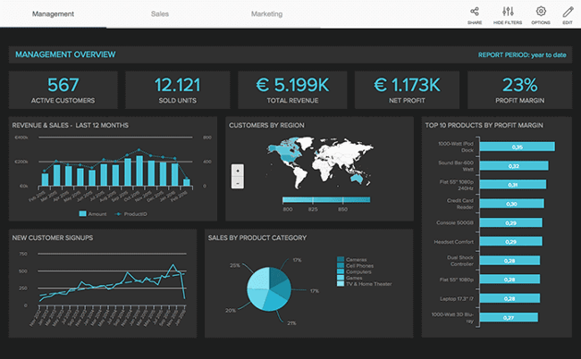 Mopinion: Which KPI Dashboarding Software should Digital Marketing Managers Use? - Datapine