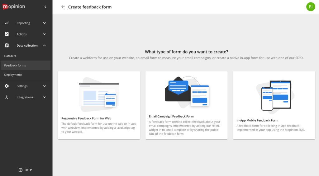 Mopinion: July Product Update: brand new survey flow, single sign-on, Salesforce integration and more - Email Survey option