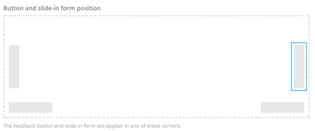 Mopinion: What is a website feedback button? - Feedback Button Position