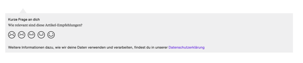 feedback zalando