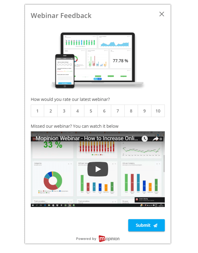 Mopinion: September Product Update - Form preview with multimedia