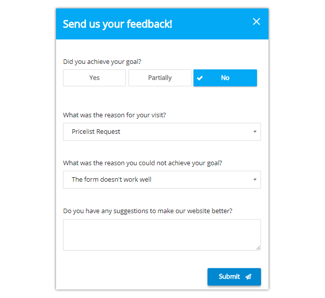 Mopinion: 5 types of feedback form questions - GCR
