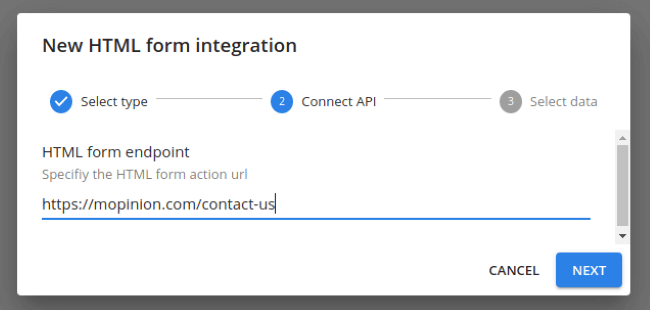 July Product Update: brand new survey flow, single sign-on, Salesforce integration and more - html form setup