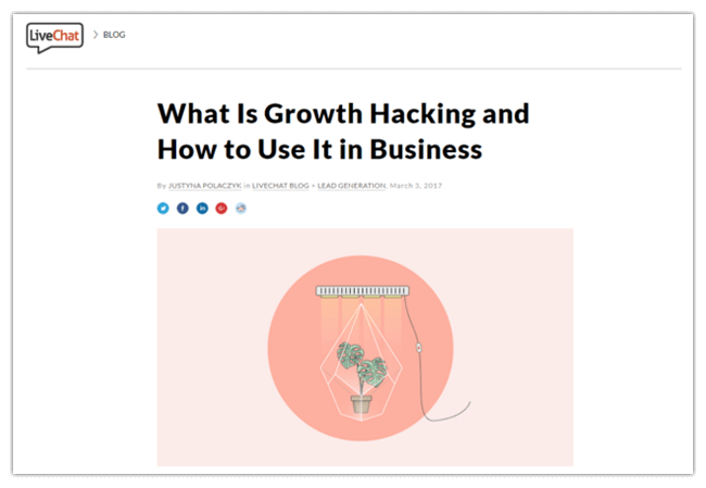 Mopinion: 10 Must-Read Guides for the Aspiring Growth Hacker - LiveChat Guide