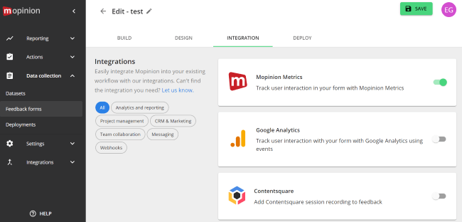 July Product Update: brand new survey flow, single sign-on, Salesforce integration and more - Log form metrics