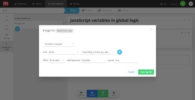 Mopinion: September Product Update: new security measures and a sneak peek into the new user interface - JS logic