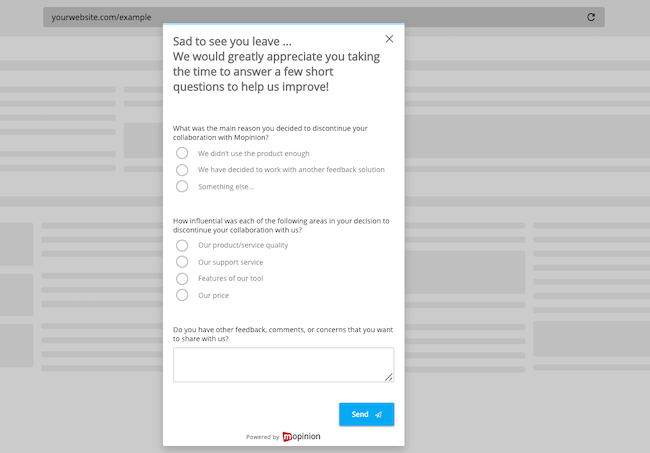 Product Feedback Churn evaluation