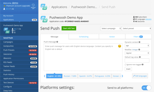 Mopinion: 10 Tools With In-App & Web Notifications - Pushwoosh