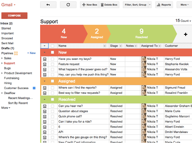 Mopinion: Top 15 Best CRM Software for Small Businesses - Streak CRM