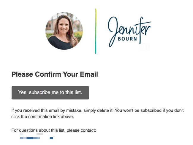 Mopinion: 15 Vital Email Marketing Best Practices for 2020 - Subscriber confirmation